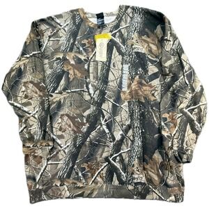 Outfitters‎ Ridge Sweatshirt Mens 3XL Camo Realtree Hardwoods Crewneck NWT